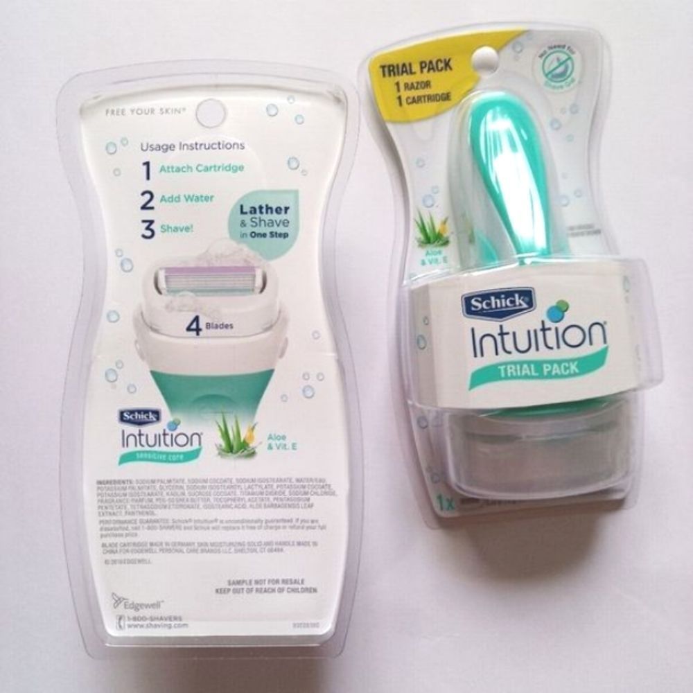 Schick Intuition Sensitive Care Razor Trial Packs - Picture 2 of 4